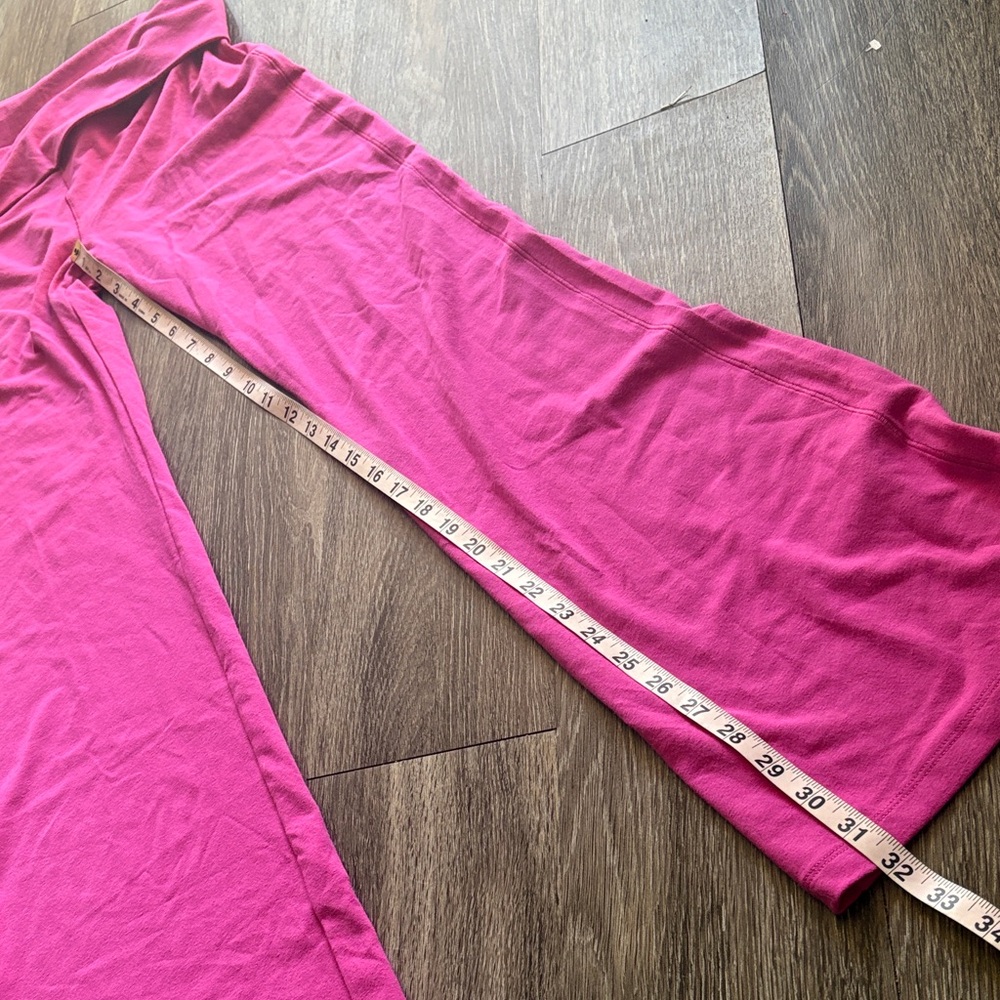 Y2K NWT PINK Victoria's Secret Hot Pink Yoga Pants - Picture 5 of 6
